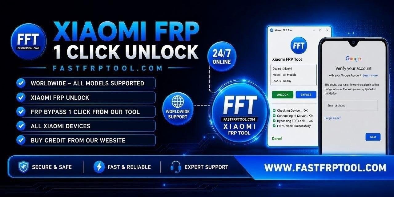 FAST FRP TOOL  Xiaomi FRP Credit Refill - Any Quantity NEW (Existing User)